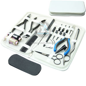 ชุดอุปกรณ์ต่อผมทำจากสแตนเลสสีทองชุดเครื่องมือสำหรับต่อผมทำโลโก้ตามสั่ง - Product Image 6