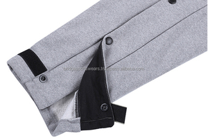 Pantalon de basket-ball pour homme personnalisé à déchirure facile, boutons-pression, imprimé, 100 % polyester respirant - Product Image 5