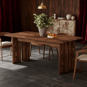 Tavolo da Pranzo Rettangolare Allungabile in Rovere, Stabile e Durevole, Convertibile, Assemblato per Arredamento Sala da Pranzo - Product Image 3