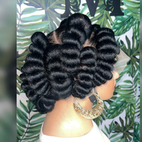Perruque Jennifer Femme Sans Nœud en Dentelle Frontale Complète Tresses Cornrow Perruques Dreadlock Faux Loc Twist Box Braid Afro Femme Cadeau