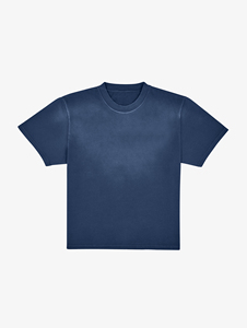 T-shirt Ringer Homme 2025 Style Urbain Rétro Délavé au Soleil, Effet Acide, Personnalisé Vintage, 100% Coton Tricoté Léger avec Lettres - Product Image 5