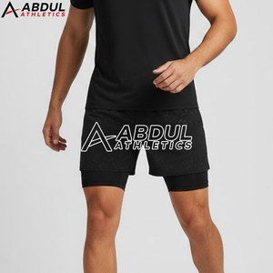 Shorts de sport pour hommes, conçus pour l'entraînement, la course à pied, la gym et les activités sportives, avec tissu respirant. - Product Image 3