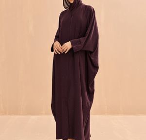 2026 New Luxurious Women Kaftan Abaya Dress Handmade Turkish Floor Length Long Sleeve Soft Breathable Polyester Floral Loose Fit - Product Image 5