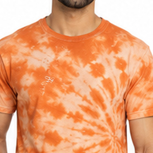 Camiseta Tie Dye para Hombre, 100% Algodón, Cuello Redondo, Manga Corta, Informal, para Uso Diario, Ropa Personalizada, Proveedor de Ropa al por Mayor - Product Image 6