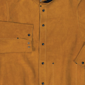 Chaqueta de soldadura para alta temperatura y protección contra chispas. Chaqueta de soldadura de cuero de calidad de exportación, ropa de seguridad para soldadores. - Product Image 6