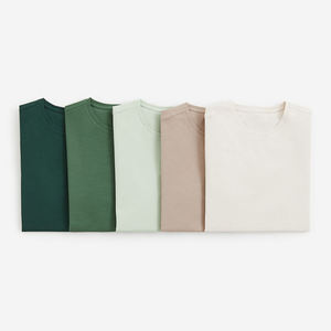 T-shirts pour hommes en jersey 100% coton biologique, manches courtes, t-shirt personnalisé, t-shirt d'été avec poche pour hommes, t-shirt blanc pour hommes - Product Image 3