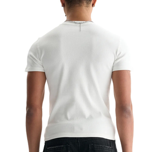 เสื้อยืดคอกลมแขนสั้นทรงหลวมผ้าฝ้าย 100% 180GSM สวมใส่สบาย ผลิตจากโรงงาน คุณภาพสูง พิมพ์โลโก้ตามสั่ง - Product Image 3