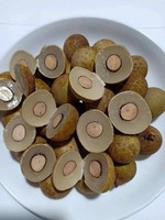 Vietnam Idor Longan Met Zoete Sappige Smaak Dunne Schil En Klein Zaadje Ideaal Voor Verse Consumptie En Exportdistributie