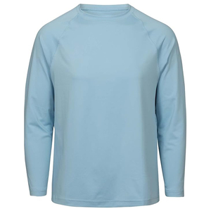 Camiseta Casual de Manga Larga para Hombre, Verano, Impresión Personalizada, Poliéster/Algodón Sólido, Transpirable, Talla Grande - Product Image 1