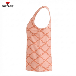 Sublimation Design Gym Clothing Sleeveless Muscle Fitness <b>Running</b> <b>Singlet</b> Quick Dry Breathable Stringer Tank Top - Product Image 5