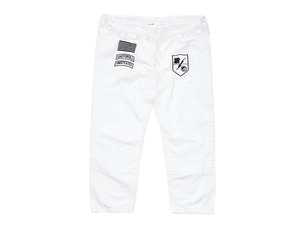 Kimono de Jiu-Jitsu Blanc UND pour la Batch 31, 450 GSM, en Coton Tissé Nacré, Durable et Respirant, Unisexe Adulte avec Sac - Product Image 3