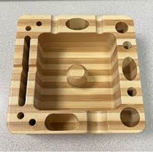 Cendrier rond multifonctionnel en aluminium sans fumée avec porte-cigarette - Polyvalent pour la maison et la voiture - Product Image 1