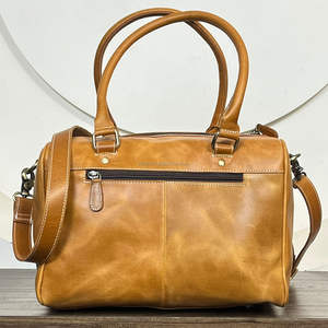 Nouveau Sac Bandoulière de Luxe en Cuir de Vachette Façonné à la Main, Modèle Speedy, Taille Moyenne, pour Filles, Sac de Sport et de Voyage, Vente en Gros Personnalisée - Product Image 5