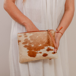 New Real Handmade Hair On Hide Cowhide Print Fur Leather Women <b>Wallet</b> Stylish Multi Use Purses ATM Card Holder <b>Wallet</b> - Product Image 2