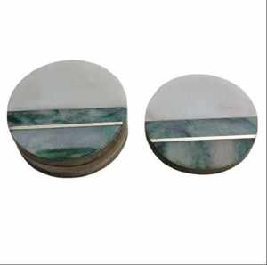 Juego de Posavasos Artesanales con Incrustaciones de Hueso, Muy Demandados, para Tazas de Café o Vasos, y Accesorios de Bar, Disponibles en Grandes Cantidades - Product Image 2