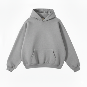 Sweat-shirt à capuche oversize pour homme, uni, en molleton doux, style streetwear décontracté, personnalisable avec logo ODM - Product Image 4