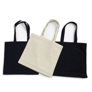 Nouveau sac fourre-tout en coton respirant, tendance et pratique pour un usage quotidien, couleur unie, longue poignée, bandoulière, grande capacité, réutilisable pour le shopping - Product Image 5