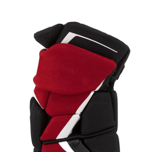 Ice Hockey Gloves Full Finger PU Material <b>Hook</b> And Loop Closure Red Black White Unisex All Seasons Sports Gear - Product Image 3
