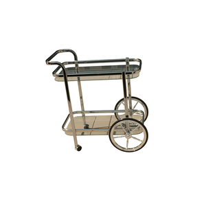 Anne Home - Elegant <b>Serving</b> <b>Trolley</b> Rolling Cart for Dining Room Modern Home Bar Furniture 71.75Lx43.18Wx73.66H cm - Product Image 4