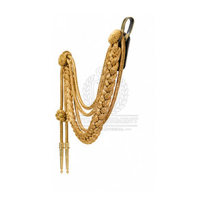 Aiguillettes élégantes avec cordons d'épaule, couleurs personnalisées et détails décoratifs pour vêtements formels et professionnels - Product Image 2