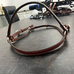 Bride de cheval australienne turquoise de haute qualité en cuir de vache pleine fleur avec matériel en acier inoxydable - Product Image 2