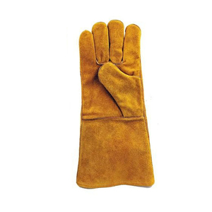 Guantes de Soldadura Personalizados de Cuero Genuino Resistentes al Calor y a los Cortes, Ajuste Cómodo, Fabricante OEM/ODM - Product Image 2