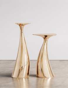 Hall Entryway Decor Modern Gold Pedestal <b>Console</b> <b>Table</b> <b>Metal</b> Base Living Room Furniture Hall Entryway Decor - Product Image 5