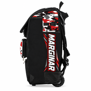 Sac à dos de baseball personnalisé avec roulettes intégrées, compartiment pour batte, sac de voyage pour joueur de softball, grand sac de sport d'extérieur - Product Image 5