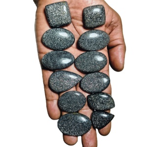 Piedra Preciosa Natural de Alta Calidad, Cabujón de Piedra Solar Negra, Formas Mixtas, 20-45 mm, 8-12 g, Certificada por Terceros para la Fabricación de Joyas - Product Image 6