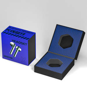 Caja de Regalo Magnética Laminada Brillante Personalizada Premium con Espuma Interior para AirPods y Auriculares - Product Image 2