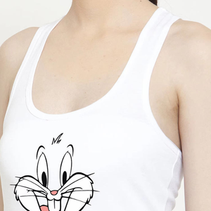 Camiseta sin mangas sexy personalizada para mujer, de punto acanalado, ajustada, estilo camisola, espalda descubierta, con tirantes finos, chaleco exterior, hecha en Bangladesh. - Product Image 1