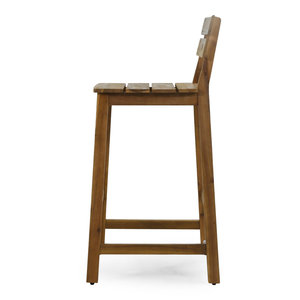 Taburete de Bar de Madera de Caucho Hecho a Medida |   Muebles de Madera Maciza OEM Vietnam - Product Image 2