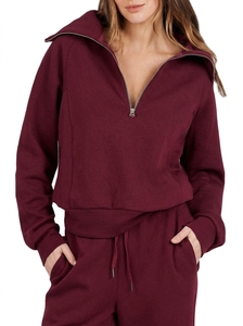 Conjunto Deportivo Unisex al por Mayor con Logotipo Personalizado, 100% Algodón, Sudadera con Cierre de Cremallera, Pantalones, Ropa Deportiva Informal de Otoño, Traje para Correr - Product Image 3