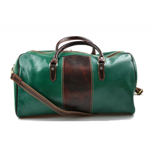 OEM Supply Customized Sized Logo Eco-Friendly Cowhide <b>Leather</b> Sport Duffel 100% Genuine <b>Leather</b> Unisex Travel <b>Bag</b> Waterproof - Product Image 2