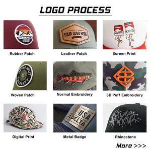 Gorra de malla unisex de 5 paneles personalizada OEM al por mayor, de alta calidad, transpirable, con visera plana, gris jaspeado, logotipo bordado en 3D y lazo de perlas. - Product Image 3