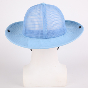 Custom Logo Men Women High Quality Quick Dry Polyester Safari Beach <b>Cap</b>,Fisherman Wide Brim String Mesh Bucket <b>Hat</b> - Product Image 1