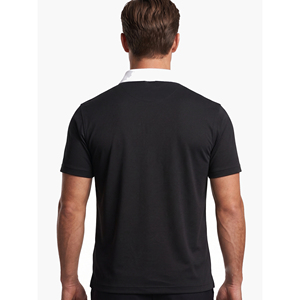 เสื้อกอล์ฟผู้ชายแบบกำหนดเอง เสื้อกีฬาโพลีเอสเตอร์ 100% เสื้อกอล์ฟผู้ชายออกแบบเอง เสื้อกอล์ฟผู้ชายแขนสั้น เสื้อโปโลกีฬา - Product Image 3