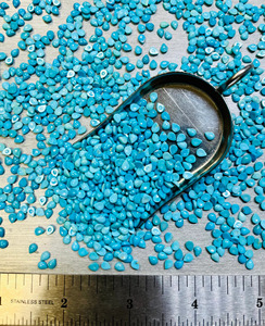 Turquoise Naturelle Premium, Cabochon Taillé Poire 6x4 MM, Poli Lisse, Pierre Précieuse Non Montée pour la Fabrication de Bijoux Faits Main - Product Image 5