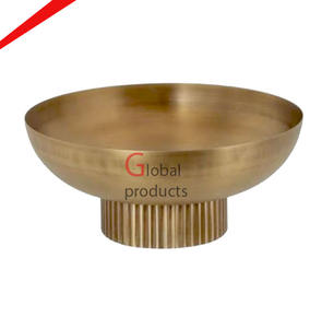 2026 Tazón para servir con diseño de hoja dorada de alta calidad para hotel y restaurante - Product Image 3