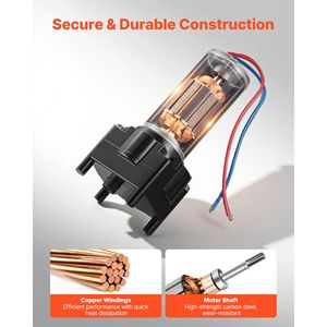 Motore per carrello di appoggio per roulotte, capacità 5500 libbre, potenza 300W, compatibile LG 142178, ricambio per sistemi di componenti per roulotte Fifth Wheel - Product Image 5