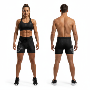 All Season High Quality Sportswear Fighting Punching Kickboxing Compression Shorts Custom Made Design Printed Shorts OEM ODM - Product Image 3