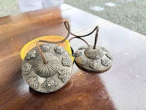 Bronze Tingsha <b>Bell</b> with Gentle <b>Chime</b> for Mindfulness Practice and Daily Calm - Product Image 6
