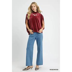 เสื้อแขนกุดผ้ากำมะหยี่โรสวูดสำหรับผู้หญิงยี่ห้ออุมกีไซส์ S - Product Image 4