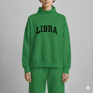 Sudaderas Extra Grandes de Alta Calidad para Mujer, Tejidas en Poliéster/Algodón, Estampadas, Casuales, con Cuello Alto, Diseño Personalizado, Manga Larga - Product Image 6