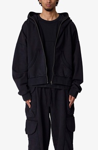 เสื้อฮู้ดดี้ผู้ชายขายส่ง ผ้าฝ้ายหนานุ่ม สไตล์สตรีทแวร์ - Product Image 3