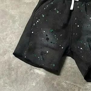 Custom Men's Gym Jogger Cotton French Terry Sweat Shorts Washed Drawstring Breathable <b>Plus</b> <b>Size</b> Board Shorts - Product Image 3