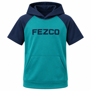 Conjunto de Pantalones Cortos de Malla de Béisbol y Sudadera con Capucha de Manga Corta, Sublimados y Personalizados, Anti-UV, 100% Poliéster, para Niños y Jóvenes - Product Image 6