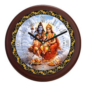 Custom Shiv Family Photo Promotional Office Wall Clock with Digital Printing for Valentine's Day & Christmas - Product Image 5