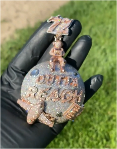 CONCEPTION Pendentif Lettre Personnalisé VVS Moissanite Homme, Testeur de Diamant, Breloques Hip Hop en Argent 925, GRA - Product Image 2