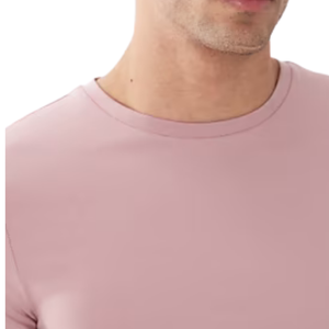 <b>Mens</b> <b>Pink</b> Crew Neck T-<b>Shirt</b> Regular Fit Short Sleeve Casual 100% Polyester 220g Blank Soft Comfortable Breathable Everyday - Product Image 5